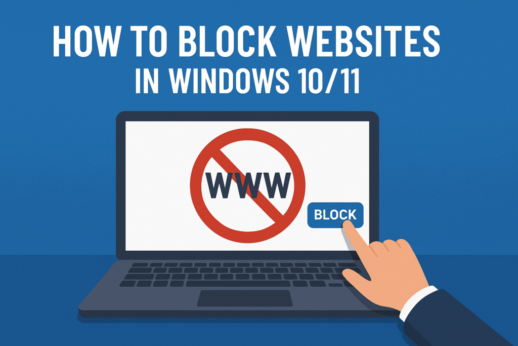how to block websites in windows 10/11