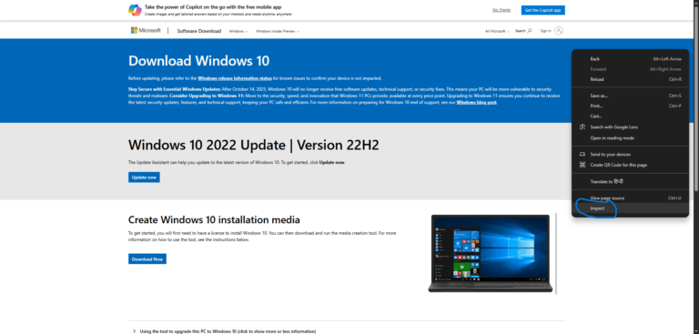 How to Download Windows 10 ISO file