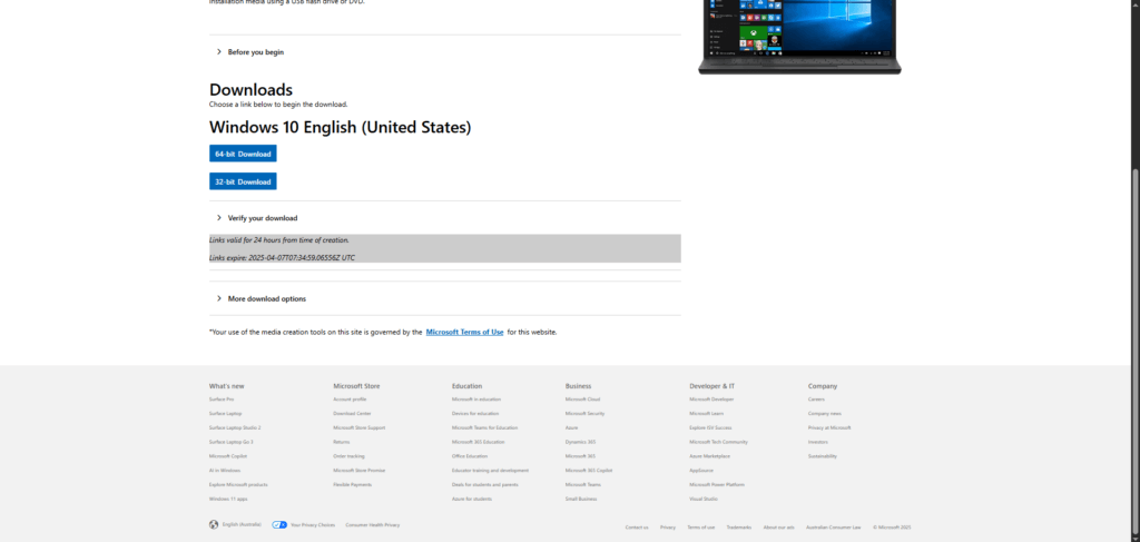 How to Download Windows 10 ISO file