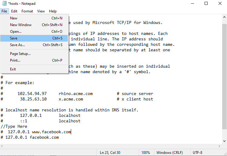 How to block websites in Windows 10/11